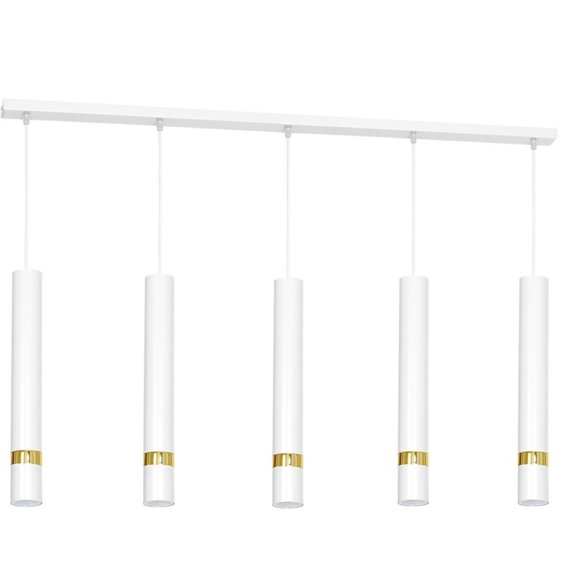 Pendant lamp Joker 5xGU10 White/Gold