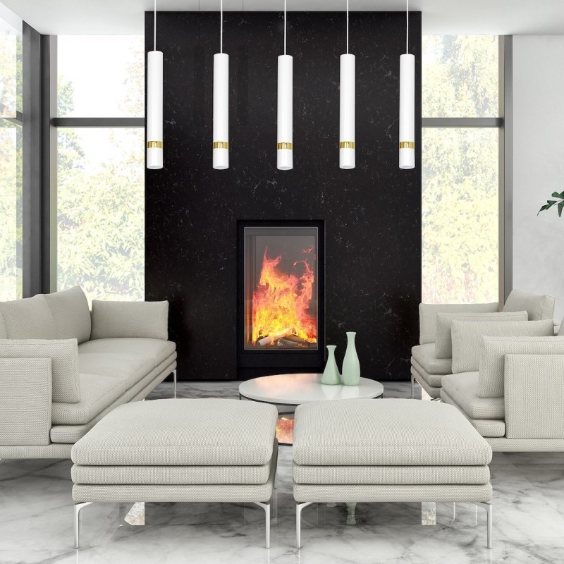 Pendant lamp Joker 5xGU10 White/Gold