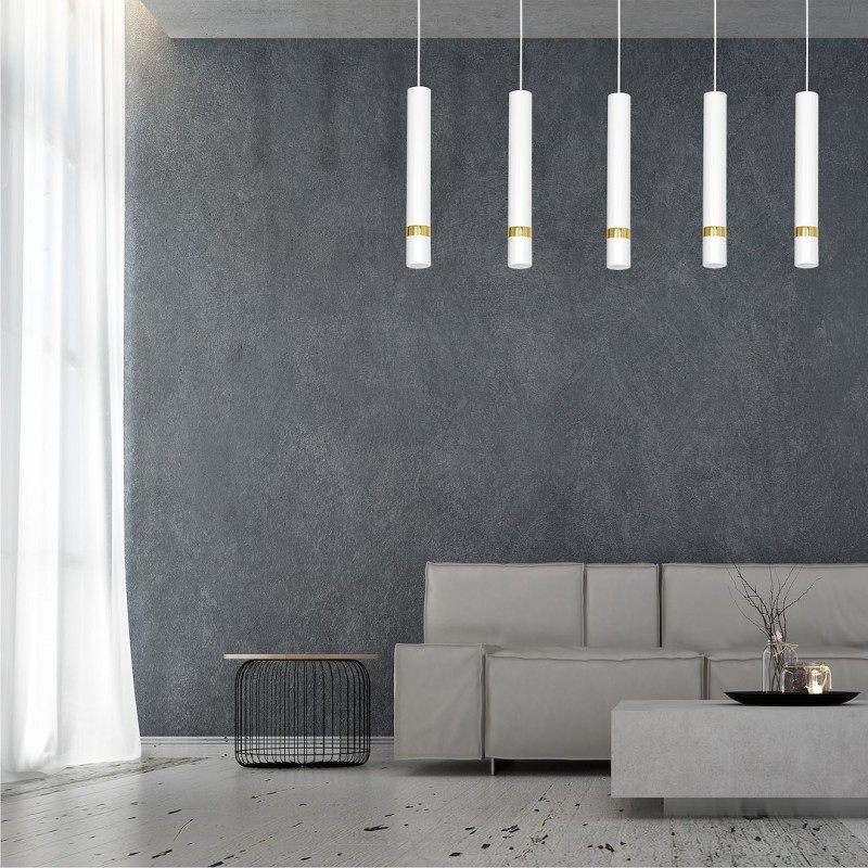 Pendant lamp Joker 5xGU10 White/Gold