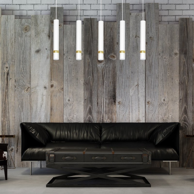 Pendant lamp Joker 5xGU10 White/Gold