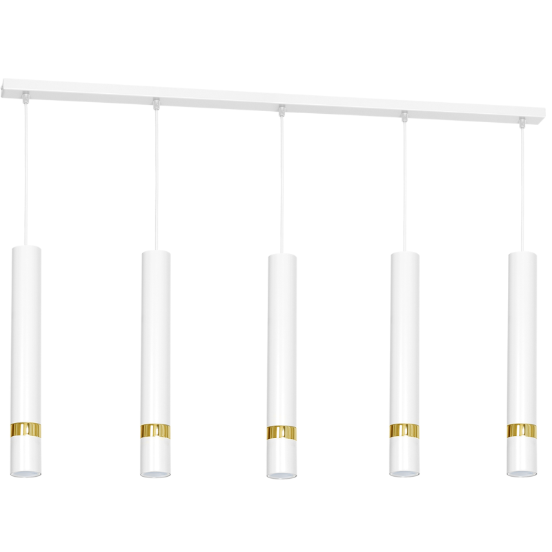 Pendant lamp Joker 5xGU10 White/Gold
