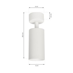 Mica Spot Fixture White 1xGU10 Mica Spot Fixture White 1xGU10