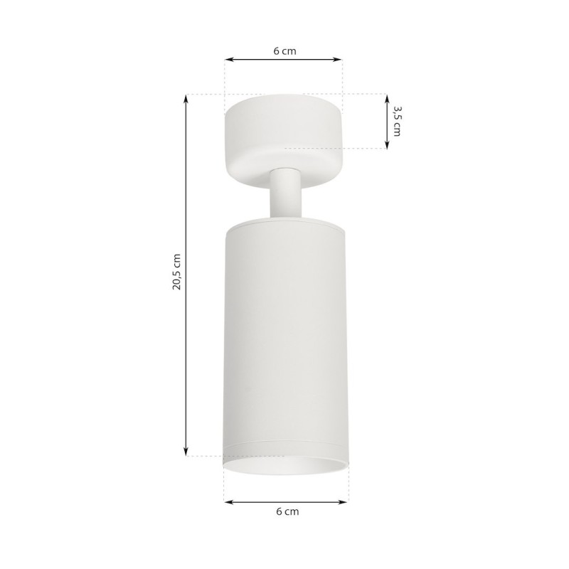 Mica Spot Fixture White 1xGU10 Mica Spot Fixture White 1xGU10