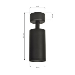 Oprawa Mica Spot Czarny 1xGU10 Oprawa Mica Spot Czarny 1xGU10