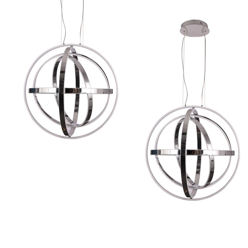 Lámpara colgante COPERNICUS CHROME 260W LED