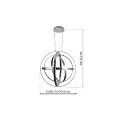 Lampa wisząca COPERNICUS CHROME 260W LED Lampa wisząca COPERNICUS CHROME 260W LED
