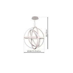 Lampa wisząca Copernicus Biały 260W LED Lampa wisząca Copernicus Biały 260W LED