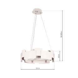 Lampa wisząca Torino Biały 24W LED Lampa wisząca Torino Biały 24W LED