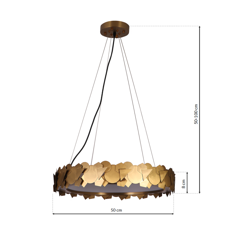 Lampa wisząca SOHO GOLD 24W LED Lampa wisząca SOHO GOLD 24W LED