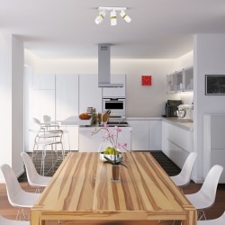 Vidar Ceiling Lamp 3xGU10 White/Gold