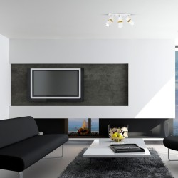 Lampa sufitowa Vidar 3xGU10 Biały/Złoty