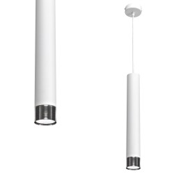 Lámpara colgante DANI WHITE/CHROME 1xGU10