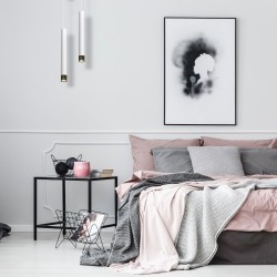 Lampa wisząca Dani Biały / Chrom 1xGU10 Lampa wisząca Dani Biały / Chrom 1xGU10