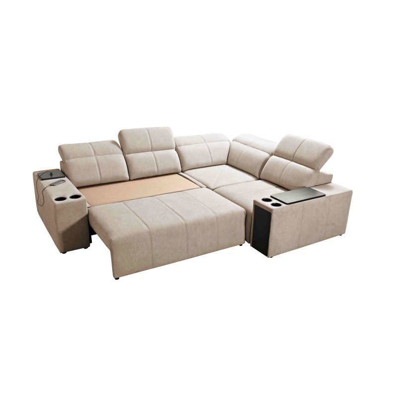 Ecksofa Milano II mit Schlaffunktion – Gewebe, Verita 28 Verita 09 Ecksofa Milano II mit Schlaffunktion – Gewebe, Verita 28 Verita 09