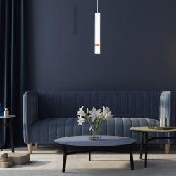 Hanging Lamp Joker White / Wood 1xGU10