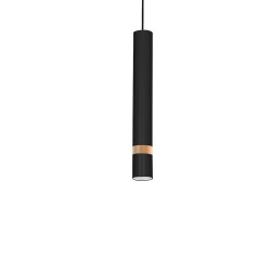 JOKER BLACK/WOOD Pendant Lamp 1xGU10