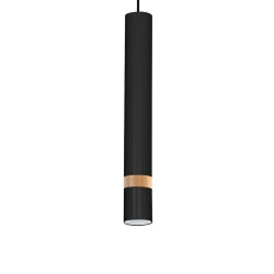 JOKER BLACK/WOOD Pendant Lamp 1xGU10