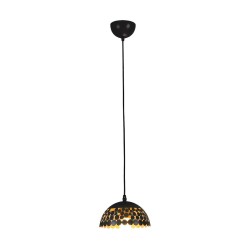 Hanging lamp LISA BLACK 1xE27