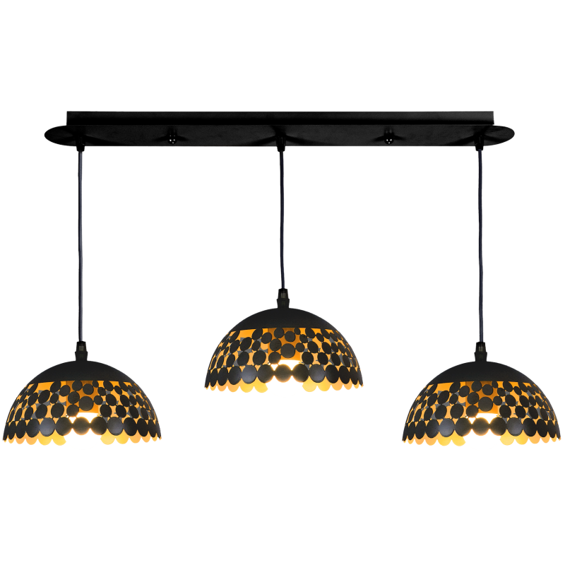 Lampa wisząca LISA BLACK 3xE27 Lampa wisząca LISA BLACK 3xE27