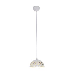 Hanging lamp LISA WHITE 1xE27 18cm