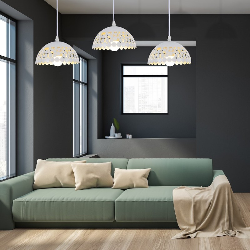 Lampa wisząca Lisa Biały 3xE27 Lampa wisząca Lisa Biały 3xE27