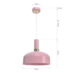 MALMO PINK pendant lamp 1xE27 MALMO PINK pendant lamp 1xE27