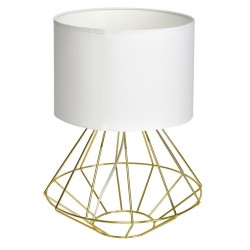 LUPO WHITE/GOLD floor lamp 1xE27