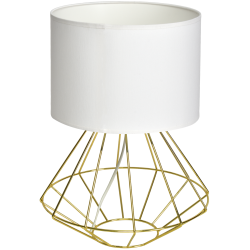 LUPO WHITE/GOLD Floor Lamp 1xE27 LUPO WHITE/GOLD Floor Lamp 1xE27