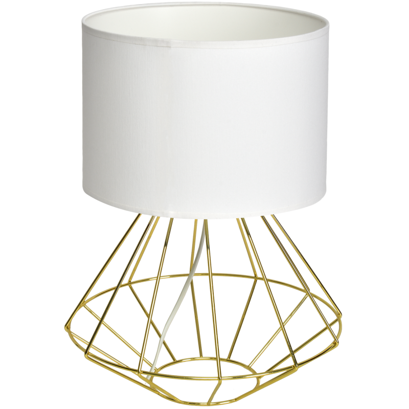 LUPO WHITE/GOLD Floor Lamp 1xE27 LUPO WHITE/GOLD Floor Lamp 1xE27