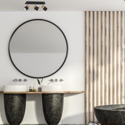 JOKER BLACK/WOOD Ceiling Lamp 3xGU10