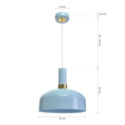 MALMO BLUE Hanging Lamp 1xE27 MALMO BLUE Hanging Lamp 1xE27