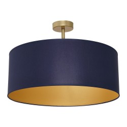 Deckenlampe BEN NAVY BLUE/GOLD 3xE27