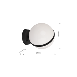 Garden wall light CIRCULO 1xE27 Garden wall light CIRCULO 1xE27