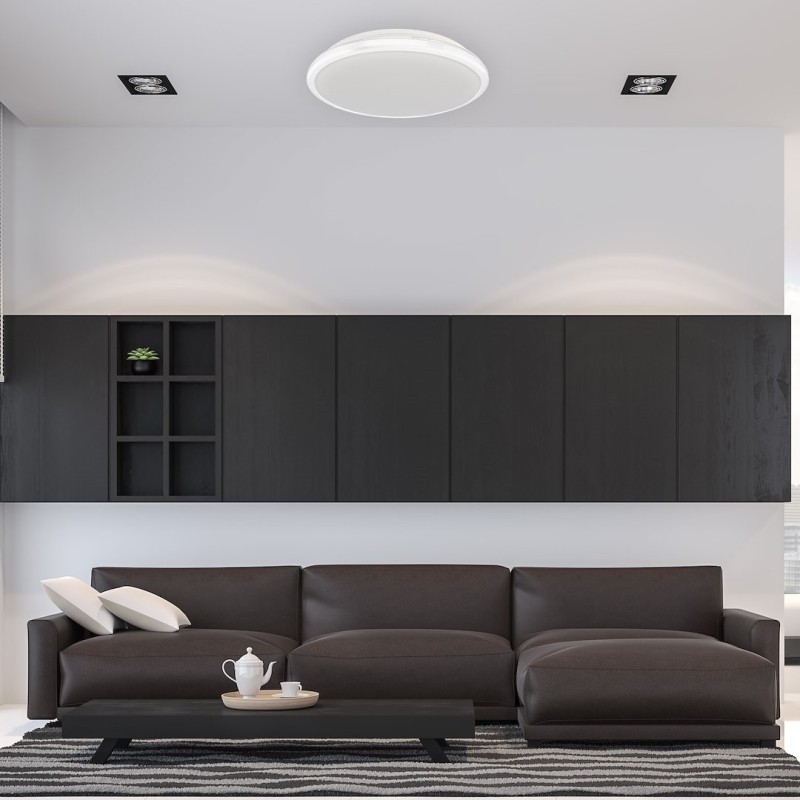 Plafon Terma Biały 18W LED IP44 Ø280 mm Plafon Terma Biały 18W LED IP44 Ø280 mm