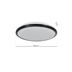 TERMA BLACK Ceiling Light 18W LED IP44 Ø280 mm TERMA BLACK Ceiling Light 18W LED IP44 Ø280 mm