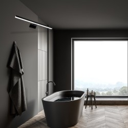 SHINE BLACK Wall Light 80cm 15W LED SHINE BLACK Wall Light 80cm 15W LED