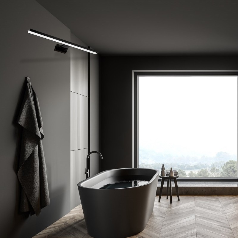 SHINE BLACK Wall Light 80cm 15W LED SHINE BLACK Wall Light 80cm 15W LED