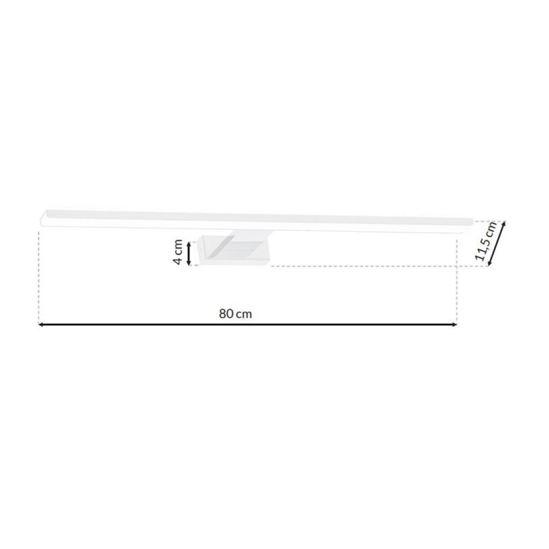 Shine Wall Lamp 80cm 15W LED White Shine Wall Lamp 80cm 15W LED White