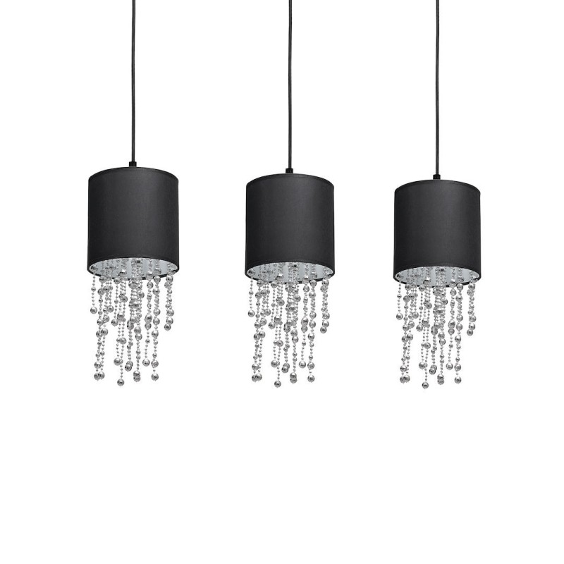ALMERIA BLACK/CHROME Hanging Lamp 3xE27