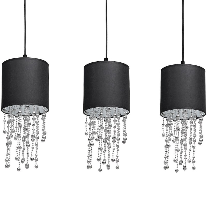 ALMERIA BLACK/CHROME Hanging Lamp 3xE27