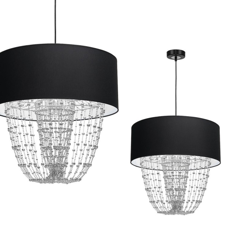 Підвісна лампа ALMERIA BLACK/CHROME 1xE27