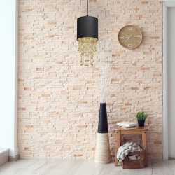 ALMERIA BLACK/GOLD Pendant Lamp 1xE27
