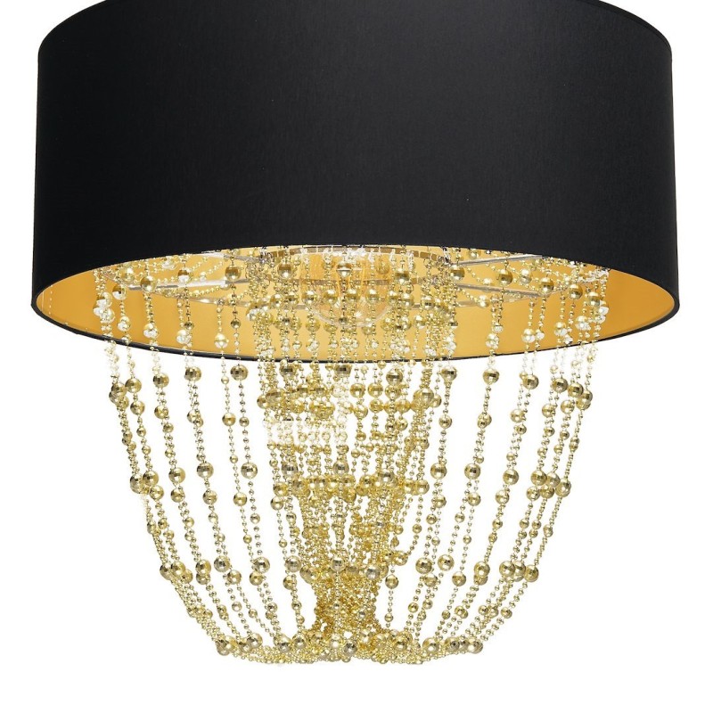 ALMERIA BLACK/GOLD Pendant Lamp 1xE27