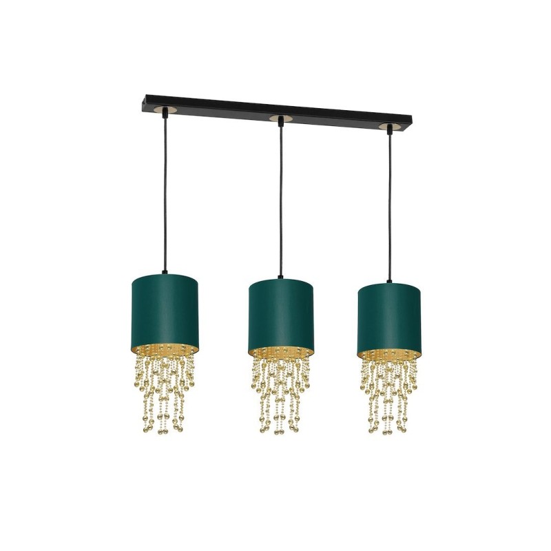 ALMERIA GREEN/GOLD Hanging Lamp 3xE27
