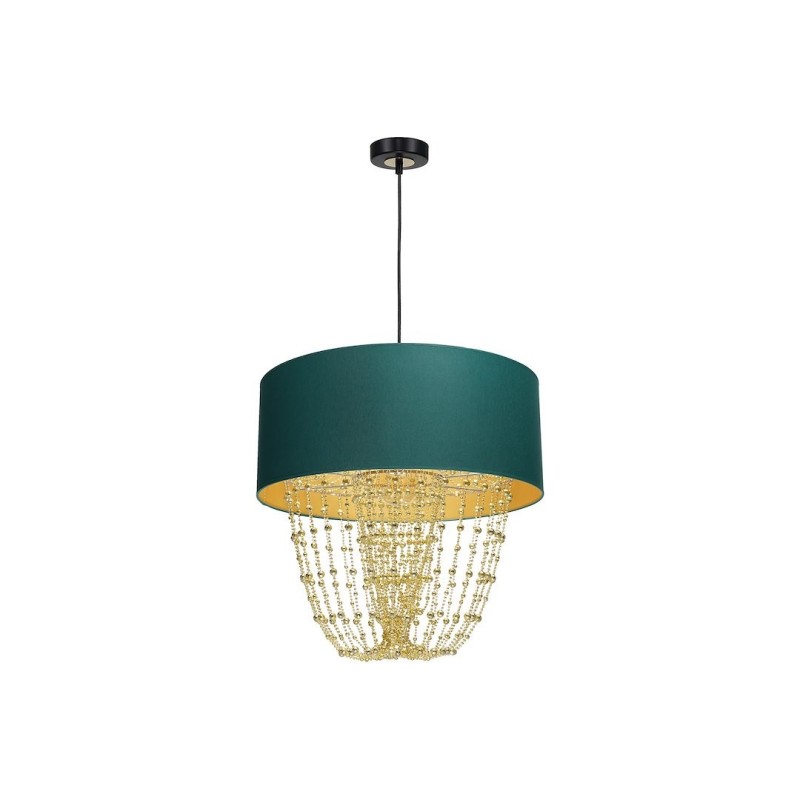 ALMERIA GREEN/GOLD Hanging Lamp 1xE27