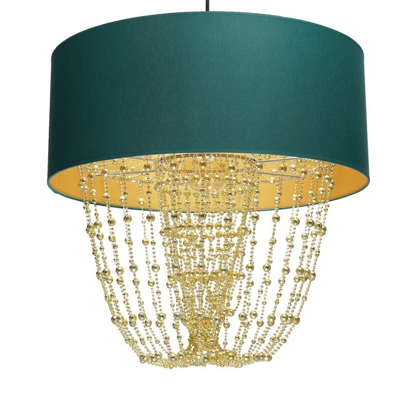 ALMERIA GREEN/GOLD Hanging Lamp 1xE27