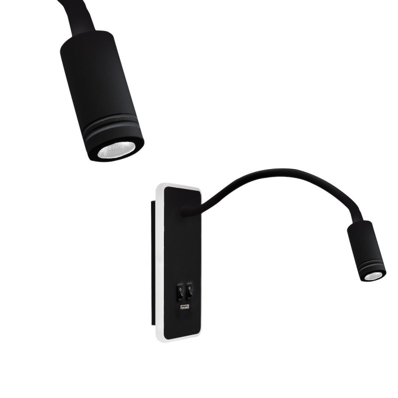 BASE Night Lamp 8W+2W BLACK