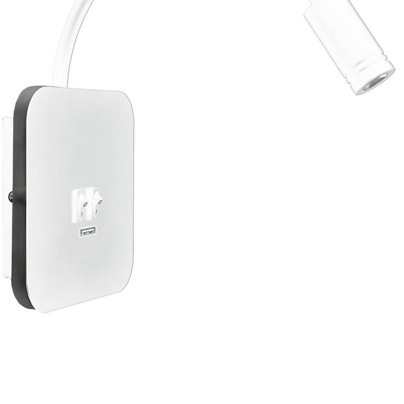 Lampka nocna Base 8W+2W Biały Lampka nocna Base 8W+2W Biały