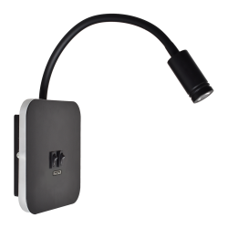 Нічна лампа BASE 8W+2W ЧОРНА