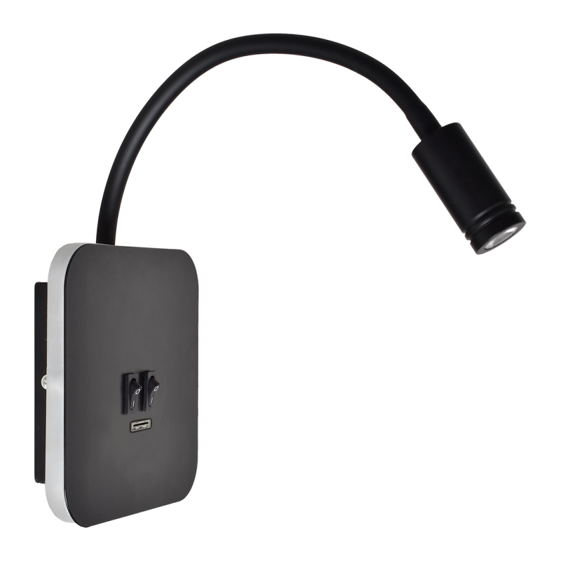 BASE Night Lamp 8W+2W BLACK